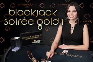 Blackjack Soirée Gold 1 - KISS69