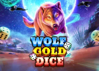 Wolf Gold Dice - KISS69